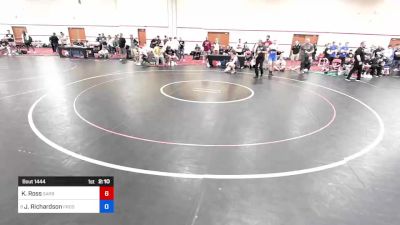 82 kg Cons 8 #2 - Kasey Ross, Sarbacker Wrestling Academy vs John Richardson, Prosper High School Wrestling