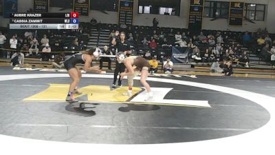 131 lbs 1st Place Match - Aubre Krazer, Lehigh vs Cassia Zammit, West Liberty