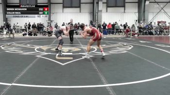 157 lbs Consi Of 8 #1 - Derek McMahon, Springfield Tech vs Collin Neal, Centenary
