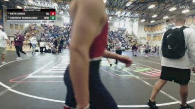 132 lbs Champ. Round 2 - Andrew Burbacher, Fort Myers Wrestling Club vs Seth Jones, Lake Gibson High School