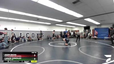 138 lbs Cons. Round 4 - Jason Bacha, Canyon Springs High School vs Carson Gonzalez, Team SoCal WC