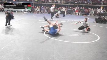 D 1 175 lbs Quarterfinal - Sean Timler, Jesuit vs Wade Kersten, Dutchtown