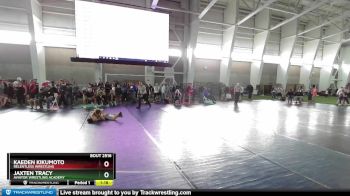 88 lbs Cons. Round 2 - Kaeden Kikumoto, Relentless Wrestling vs Jaxten Tracy, Aviator Wrestling Academy