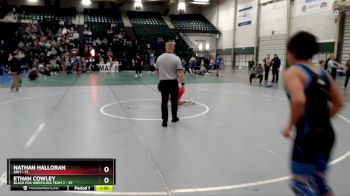 119 lbs Round 1 (8 Team) - Nathan Halloran, GRIT vs Ethan Cowley, Black Fox Wrestling Team 2