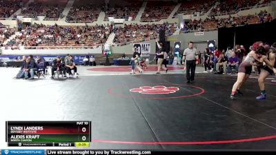 D2-138 lbs Cons. Round 2 - Lyndi Landers, Odyssey Institute vs Alexis Kraft, North Canyon