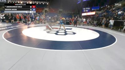 120 lbs Champ. Rd Of 16 - Abdirahman Unle, NE vs Mason Jakob, TN