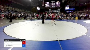 113 lbs Cons 64 #1 - Jeramiah Musbach, Wyoming vs Jeremiah Gonzalez, Idaho