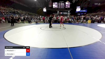 113 lbs Cons 64 #1 - Jeramiah Musbach, Wyoming vs Jeremiah Gonzalez, Idaho