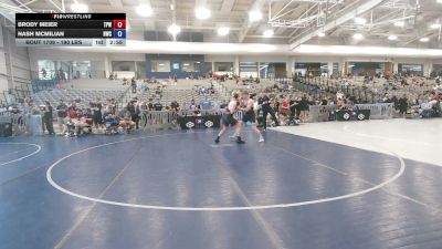 190 lbs Cons. Rd Of 16 - Brody Meier, Team Prestige Wrestling vs Nash McMilian, Hawk Wrestling Club