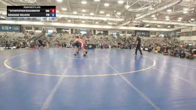 285 lbs Cons. Rd Of 16 - Buyantogtokh Baasanbayar, Irvine HS vs Graham Wilson, Team Prestige Wrestling