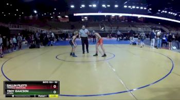 92 lbs Cons. Round 1 - Troy Isaacson, Attack vs Dallin Filetti, Triangle Wrestling