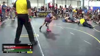 67 lbs Finals (8 Team) - Cale Dauber, Team Gotcha vs Esaias Koethe, Team Iowa Red