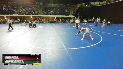 90 lbs 7th Place Match - Lincoln Whitcome, Waverly Area Wrestling Club vs Keller Little, Moyer Elite Wrestling