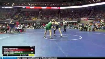 1 lbs Quarterfinal - Ronan Poynton, Regina, Iowa City vs Owen Huehnergarth, Beckman Catholic