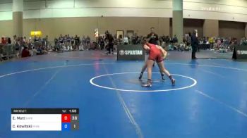 118 lbs Prelims - Eve Matt, Buckeye Girls vs Cynthia Kowitski, Ponte Vedra