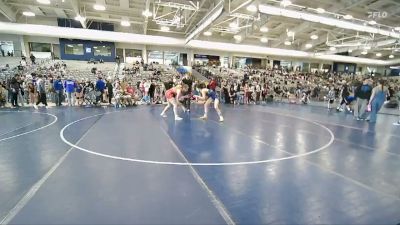 155 lbs 3rd Place Match - Morgan Holdaway, JWC Girls vs Rickelle Collins, Carbon Wrestling Club