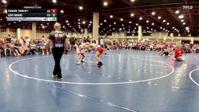 126 lbs Round 3 (4 Team) - Cason Yancey, Alabama Elite Gold vs Levi White, Venice Takedown Club