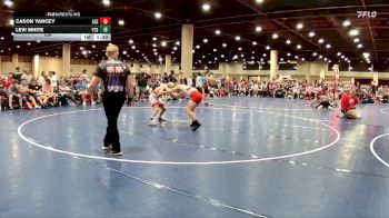 126 lbs Round 3 (4 Team) - Cason Yancey, Alabama Elite Gold vs Levi White, Venice Takedown Club