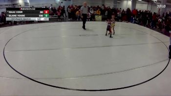 2 lbs 1st Place Match - Blaine Youde, Falls City Wrestling Club vs Isaac Codr, Seward Wrestling Club