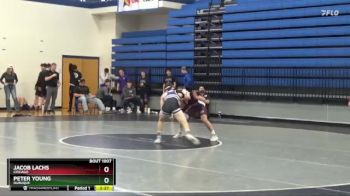 133 lbs Quarterfinal - Jacob Lachs, Chicago vs Peter Young, Dubuque