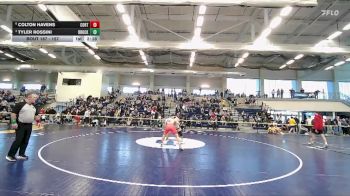 157 lbs Quarterfinal - Tyler Rossini, Brockport vs Colton Havens, Cortland State