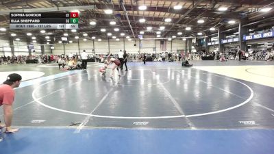 107 lbs Consi Of 32 #1 - Sophia Gordon, CT vs Ella Sheppard, SC