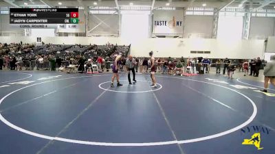 124 lbs Cons. Round 4 - Ethan York, 518 Grapplers vs Jadyn Carpenter, Club Not Listed