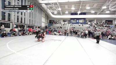 135 lbs 5th Place Match - Courtney Mecham, Grantsville vs Samantha Clark, Maple Mountain