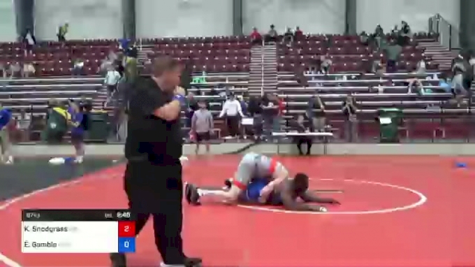 97 kg Round Of 16 - Kaleb Snodgrass, Mat Town USA vs Eric Gamble ...