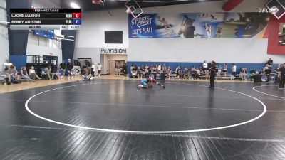 96 lbs Lucas Allison, Nebraska vs Berry Ali Stvil, Florida Blue