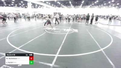144 lbs Round Of 32 - Wyatte Nicholson, Faito Wc vs Jake Ayran, Reign WC