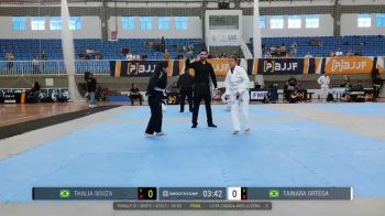 Thalia Souza vs Tainara Ortega 2026 PBJJF South American Jiu-Jitsu Championship