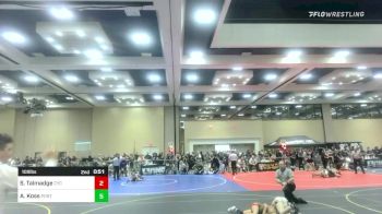 109 lbs Consi Of 8 #2 - Faith Rush, Cpa Wc vs Sienna Caruso, Legacy Elite WC