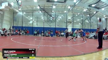 144 lbs Semis & Wb (16 Team) - Wyatt Hoppes, Yorktown vs Riley Martin, Owen Valley