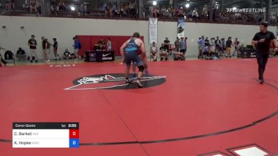 125 kg Consolation - Connor Barket, Indiana vs Koy Hopke, Wisconsin