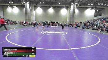 100 lbs 5th Place Match - Joanne Dinh, Staley vs Taylor Reiter, Timberland