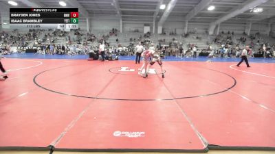 113 lbs Rr Rnd 1 - Brayden Jones, University Hawks Wrestling Club vs Isaac Brambley, Yeti: Special Forces