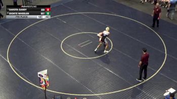 110 lbs 7th Place - Dakota Sandy, Abington Heights vs Dionte Wheeler, Whitehall