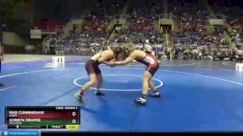 182 lbs Cons. Round 3 - Max Cunningham, Minot vs Korbyn Draper, Williston