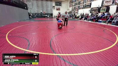 184-201 lbs Round 1 - Jeric Aiseia, Cherry Creek vs Jason Stencel, Ralston Valley