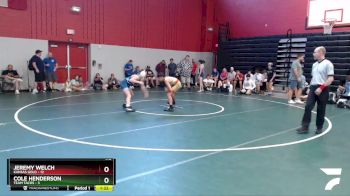 110 lbs Round 3 (8 Team) - Jeremy Welch, Kansas Gold vs Cole Henderson, Team Tacos