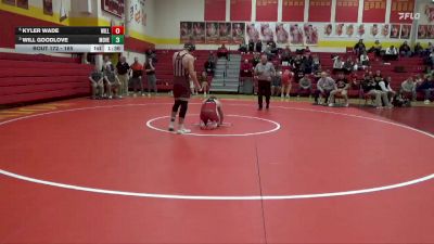 165 lbs Cons. Semi - Kyler Wade, Williamsburg vs Will Goodlove, Mount Vernon