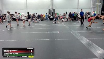 98 lbs Semis (4 Team) - Bronco Campsey, D3Primus vs CHRISTIAN DURAN, RedNose