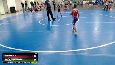 70 lbs Semis (4 Team) - Mason Kack, Canby vs Jordy Ignaszewski, Maple River/USC