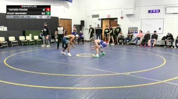 138 lbs Champ. Round 2 - Kayden Feagin, Niagara Falls vs Ryley Mahoney, Newfane