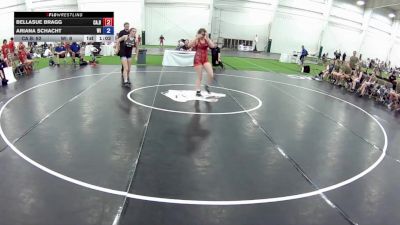 140 lbs Bellasue Bragg, California Blue vs Ariana Schacht, Wisconsin