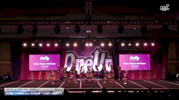 Zone Cheer All-Stars - Lady Liberty [2026 L4 Senior - Small Day 3] 2026 One Up Grand Nationals
