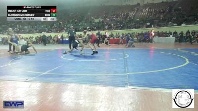 118 lbs Consi Of 16 #2 - Micah Taylor, Yukon vs Jackson McCurley, Norman Jr High