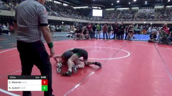 125 lbs Round Of 16 - Colton Wasmer, Westminster vs Noah Aubert, Camp Hill