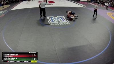 Semifinal - Tevin Delozier, Millard South vs Cole Caniglia, Creighton Prep